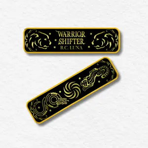Luxury Metal Bookmark — Warrior Shifter Series Sticky Label Book Reading Stickers Stickers