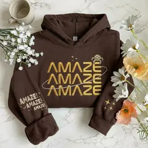 Embroidered Space Galaxy Amaze Crewneck, Space Universe Lover Embroidered Sweatshirt, Bookish Lovers Clothing Gift