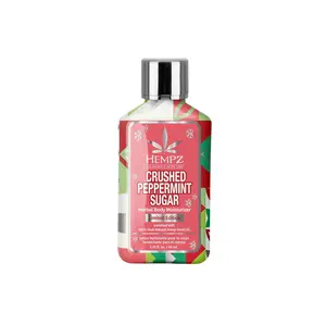 Hempz Mini Crushed Peppermint Sugar Herbal Body Lotion, Moisturizer for men and women, Holiday Gifts, 2.25 oz