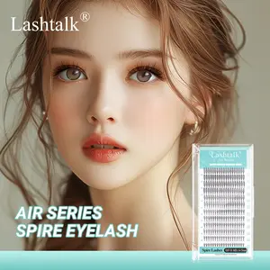 Lashtalk 1Box Air Spire Feather Anime Eyelash Extensions Natural Lightweight Manga Fairy Premade Fans Anime Fake Lashes Makeup Tool Wispy Lashes