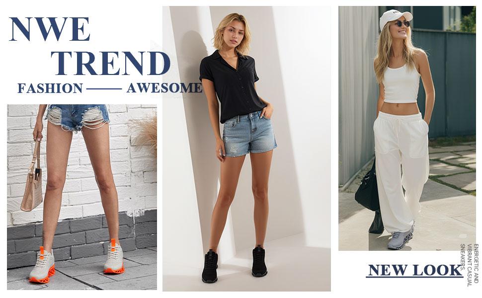 Womens Running Shoes Blade Tennis Walking Fashion Sneakers Breathable Non Slip Gym Sports Work Trainers Yellow Training Casual Footwear Girl Athletic