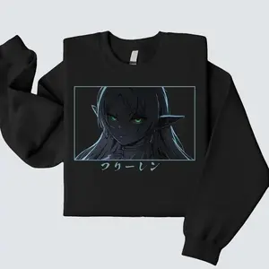 Cool Frieren Stare Shirt, Cool Anime Sweatshirt, Anime Tee, Frieren Sweatshirt, Gift For Fans, For Men, For Women