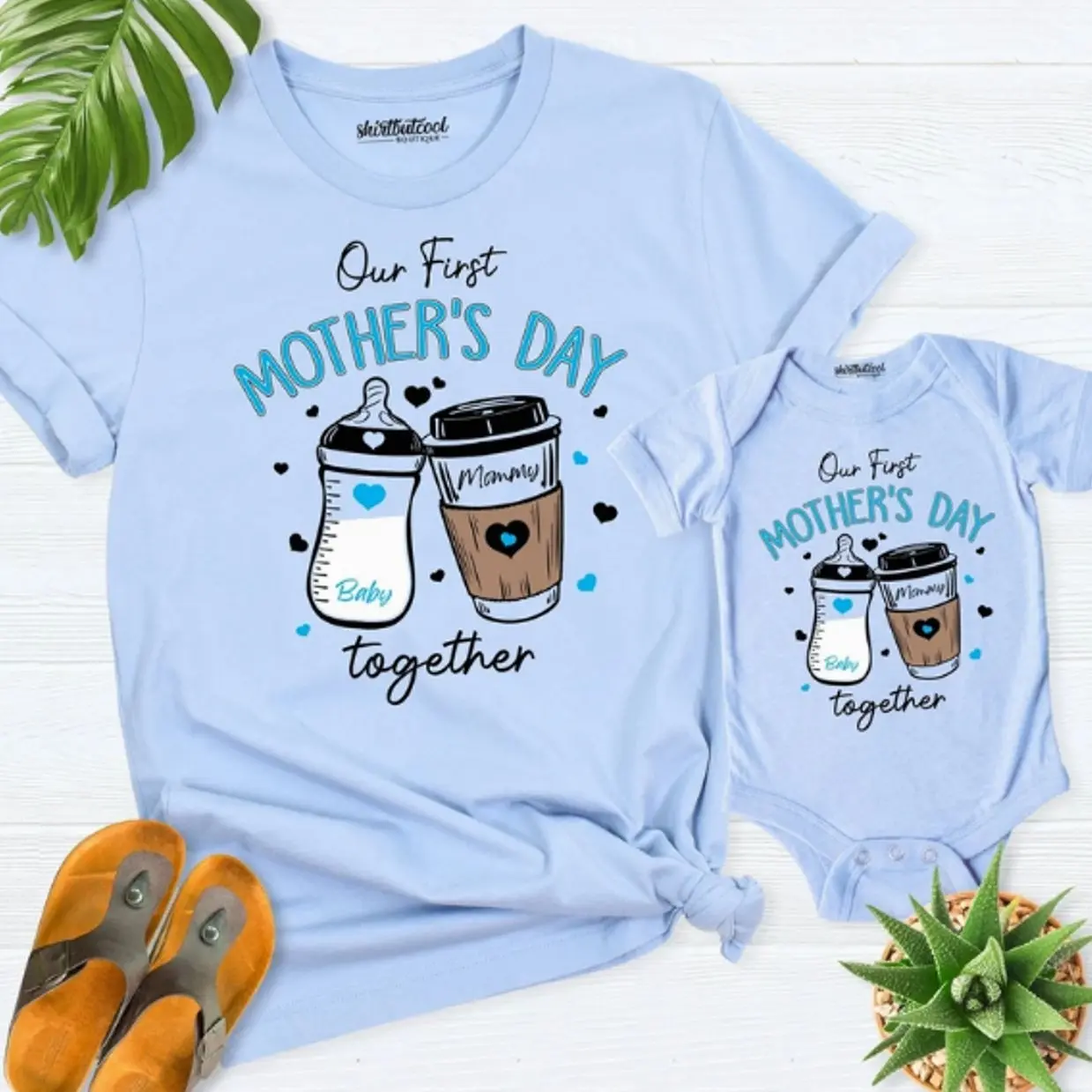 Our First Mothers Day Shirt 2026 Mom Baby Shirt, 1st Mothers Day shirts, Mommy and Me Tees, Mother Daughter Mom Girl T-Shirts, Mama Mini Shirt