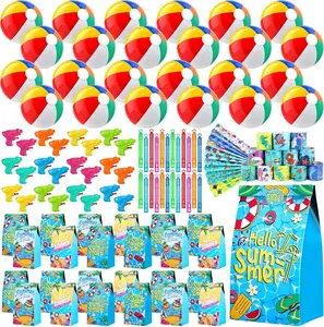 120PCS Pool Party Favors for Kids – Beach Party Bag Stuffers with Beach Balls, Kids Sunglasses, Bubble Wands & Summer Birthday Party Supplies, Perfect for Summer