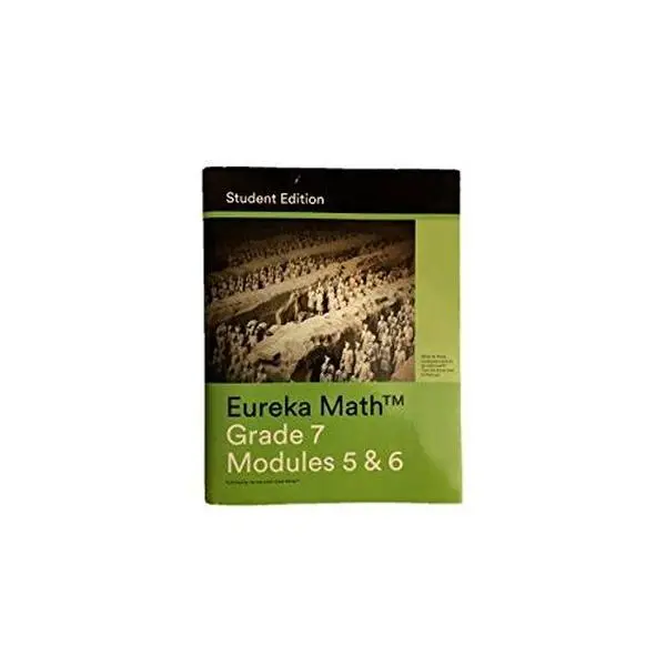USED Book - Eureka Math Grade 7 Modules 5 and 6 Student Edition - Statistics and Probability and Geometry by Great Minds (Paperback) - English