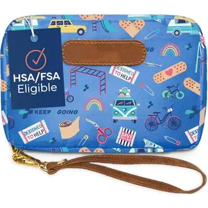 Car emergency kit 130pcs Car tools Outdoor play portable first aid kit Waterproof large capacity