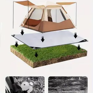 Outdoor Camping Essential Durable Mat, Tent Ground Pad & Picnic Assistant, Lightweight Portable Moisture-Proof, Enjoy Happy Times!