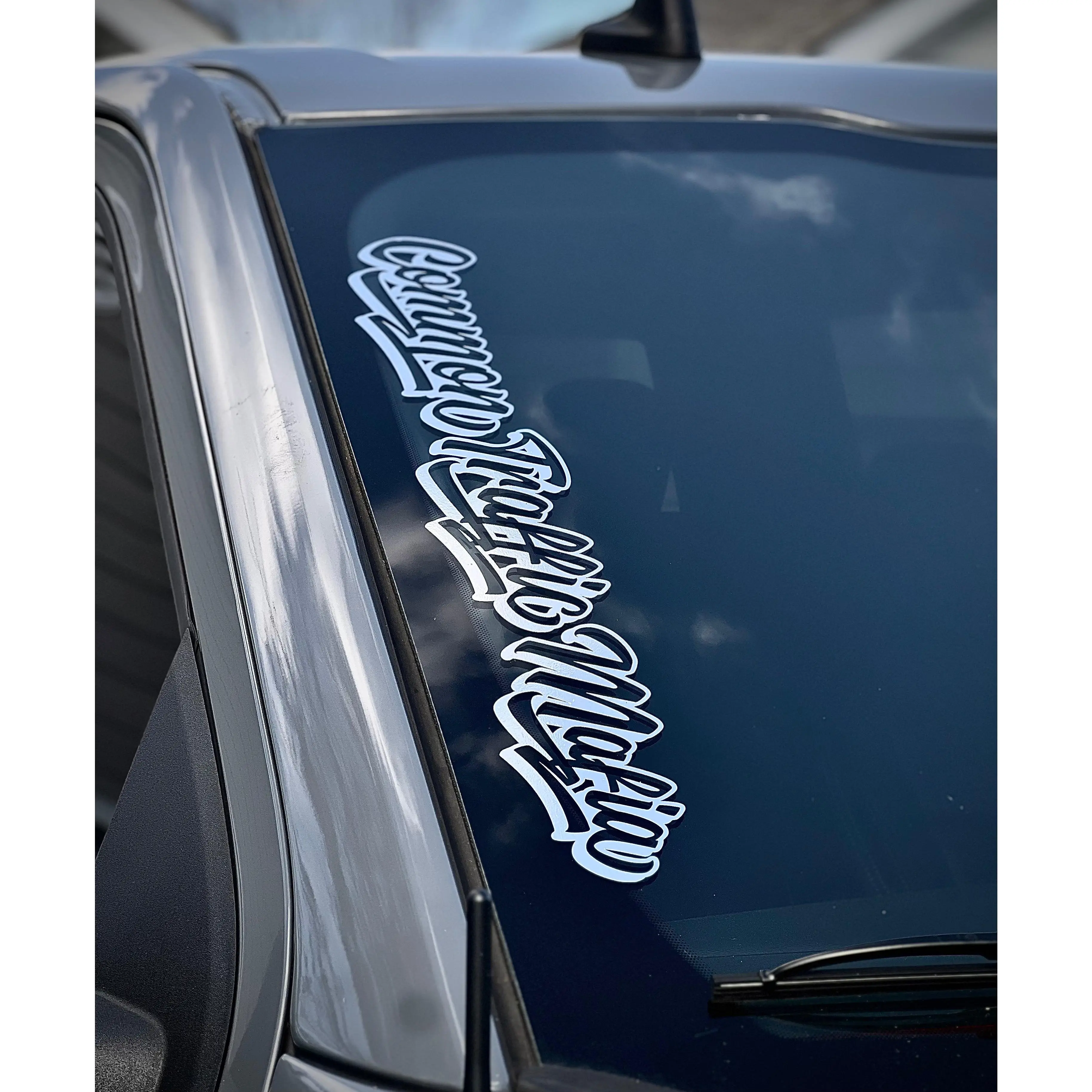“Cursive” CTM Side Windshield Banner