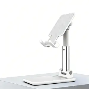 ARZOPA Adjustable Phone & Tablet Stand – Foldable Height & Angle Adjustable Desk Holder for iPhone, iPad, Surface Pro, Portable Monitors 7" to 15.6" Suction