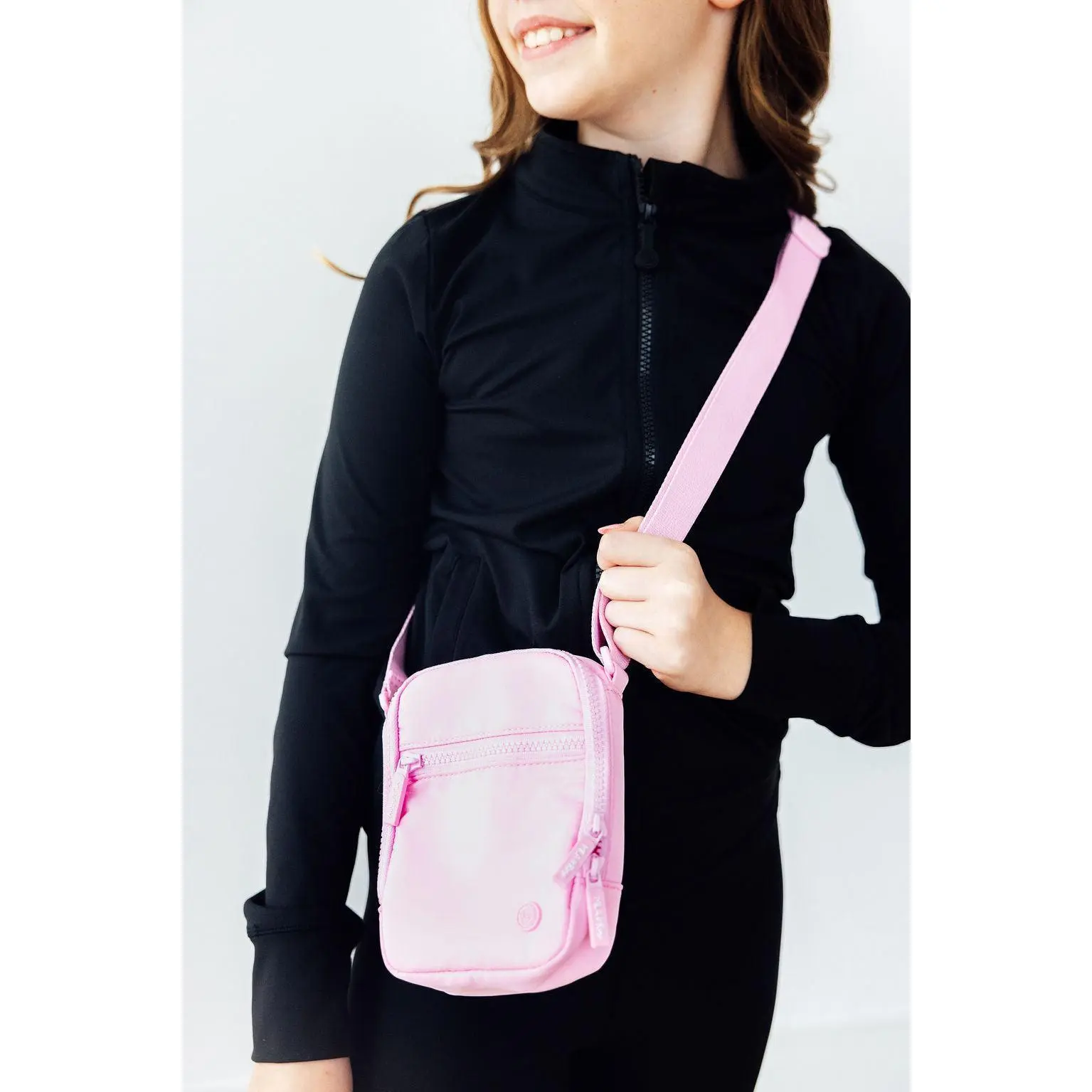 Bubblegum Pink Crossbody Bag