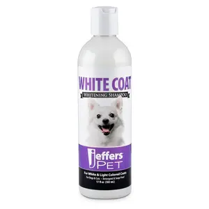 Jeffers Pet White Coat Whitening Dog & Cat Shampoo