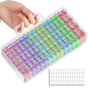 Portable and compact multi compartment storage box for travel, business trips, portable medicine packaging, dust-proof storage box