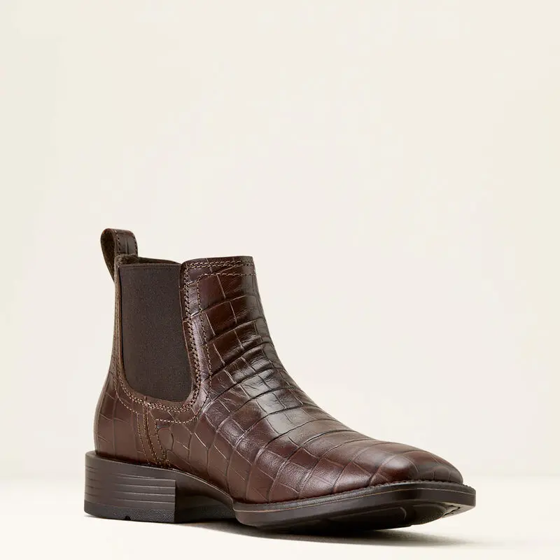 ARIAT Men's Booker Ultra Crocodile Print Western Boot