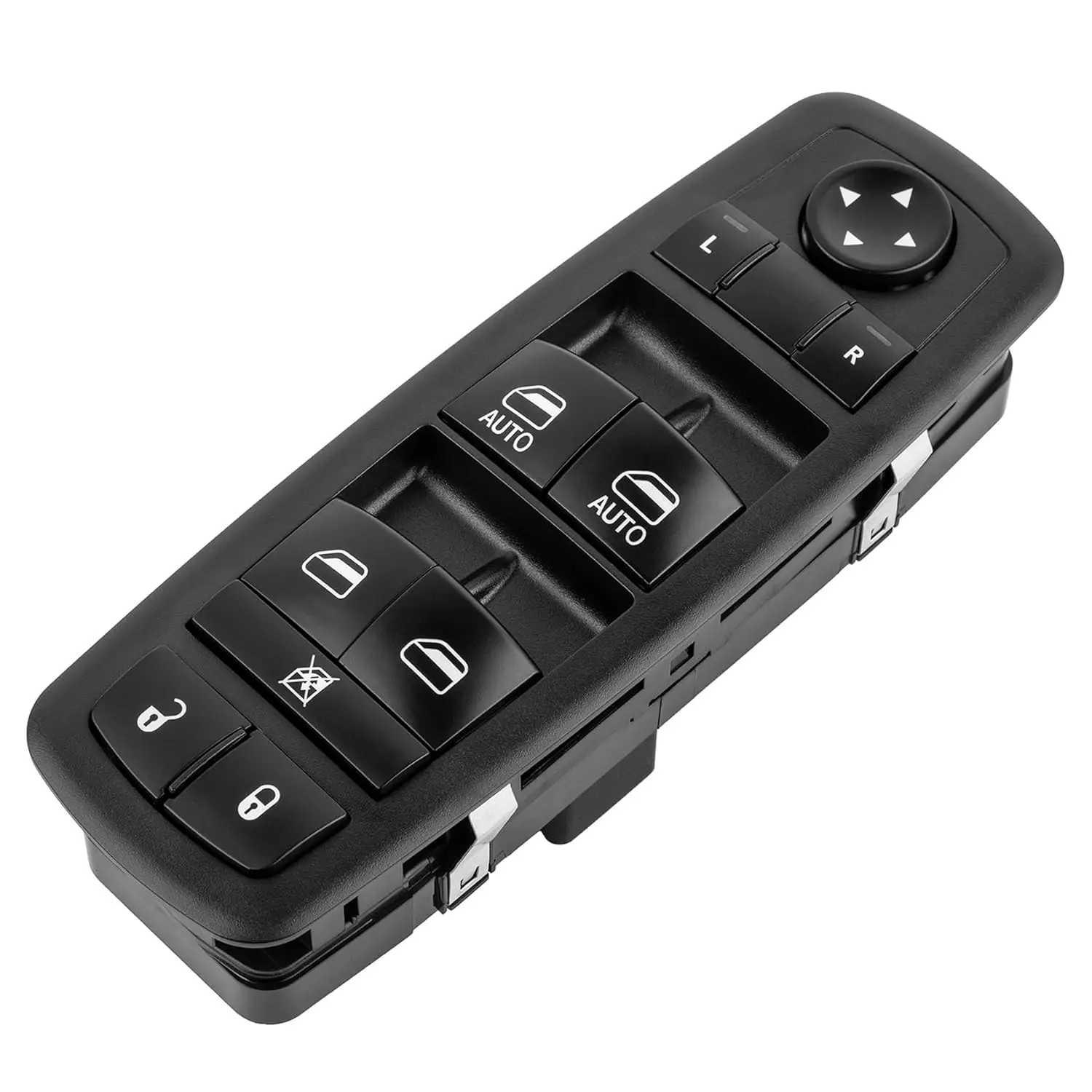 Front Left Driver Side Master Power Control Window Switch for Dodge Ram 1500 2500 3500 Truck Quad Mega Crew Cab 2009 2010 2011 2012 Replace4602863AD4602863AB4602863AC 901-473 (3 Pins + 9 Pins)