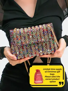 Elegant Rhinestone Crossbody Bag, Evening bag，High-End Design with Chain Strap, Perfect for Women's Daily Commuting or Dates, Fashion Accessory, Fashionable Unique Bags
