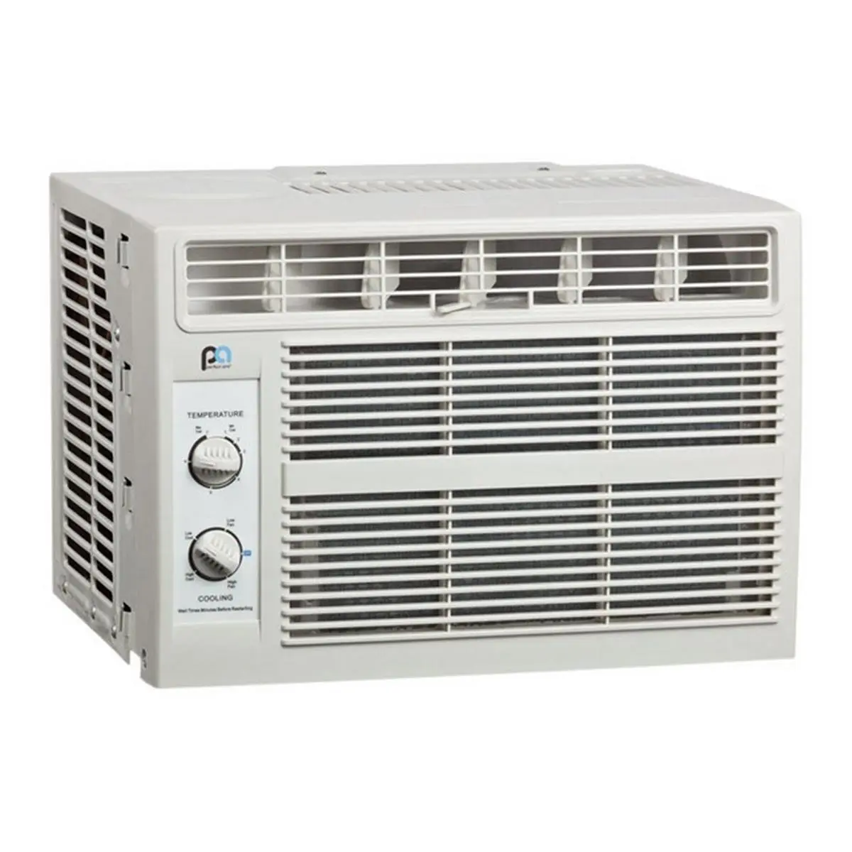 Perfect Aire 4PMC5000 5000 BTU Window Air Conditioner, 100-150 Sq. Ft., 12-1/2 In. H X 16-1/4 In. W X 13-3/4 In. D