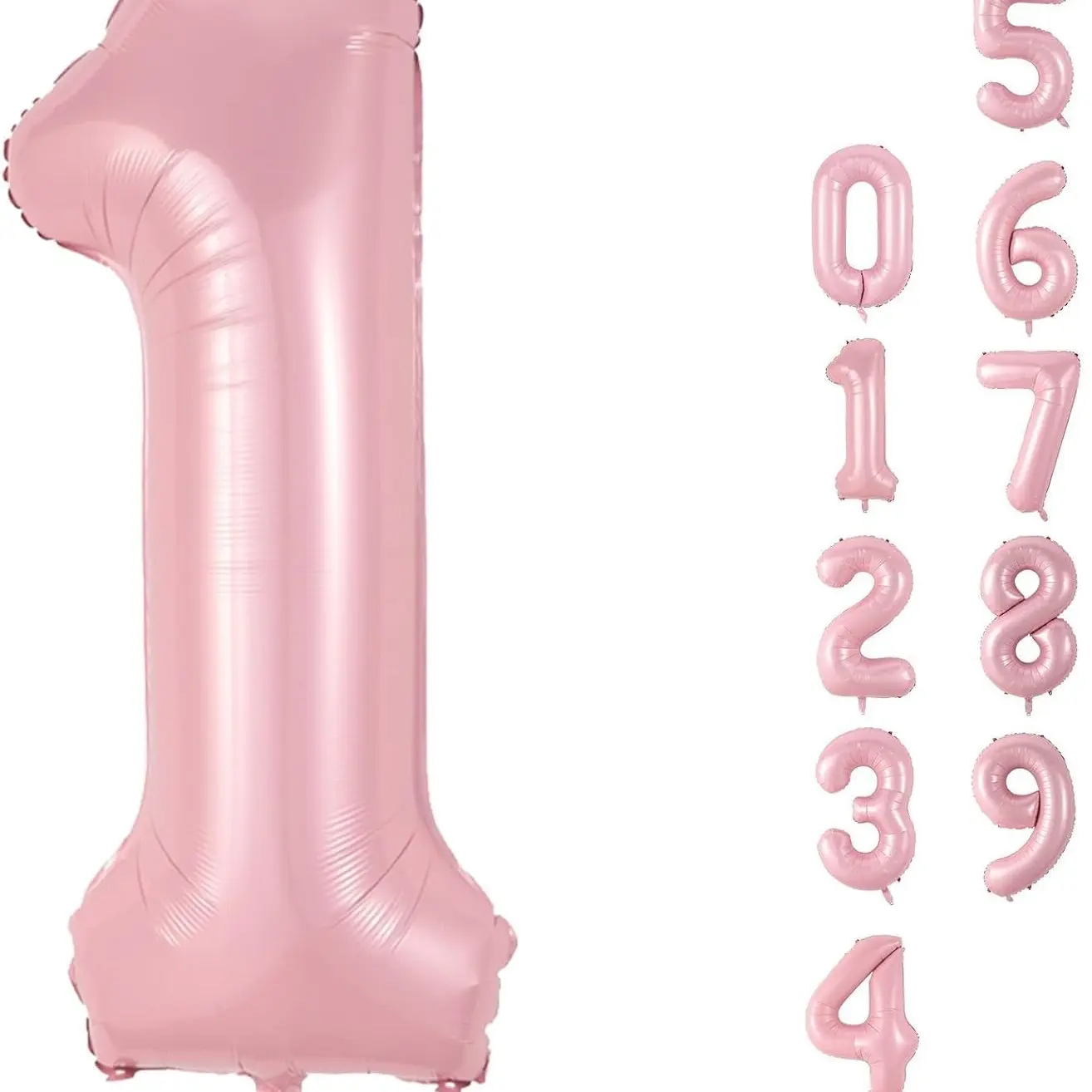 32 Inch Macaron Number Balloon Set, Balloon Decorations Kit, Foil Balloons, Includes Balloon Film and Straw, Perfect for Birthday Party Decorations, Birthday Parties, Graduations, Anniversaries, Room Decorations, Prop