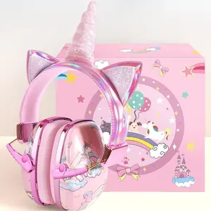 P-F Kids Noise Cancelling Headphones, Dinosaur Hearing Protection Earmuffs for Toddlers & Children Ages 1-12 - Sound Safety for Concerts & Loud Events