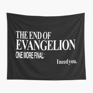 The End of Evangelion One More Final I Need You Tapestry for myself Tapestry for Bedroom, Home Decor 60"x40", Funny Meme Wall Tapestries Cotton Gift