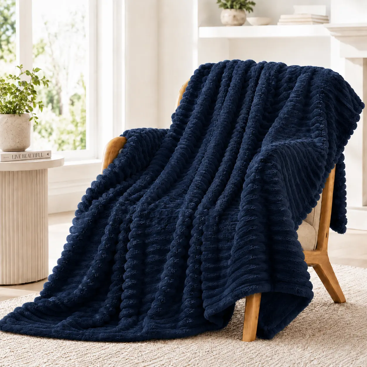 【Black Friday Cozy Vibes】THROW UFIST COZY THROW BLANKET – Premium Soft Lightweight Blanket for Couch & Bed, Elegant Home Decor Blanket, Warm Plush Blanket for Bedroom & Living Room, Perfect Gift for Women & Men