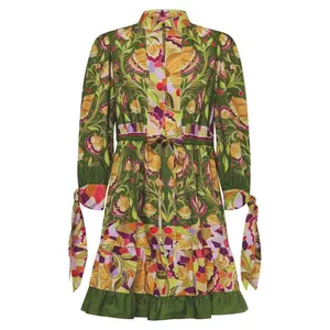 Franco Ferrari - Diomede Dress - Green Mosaic