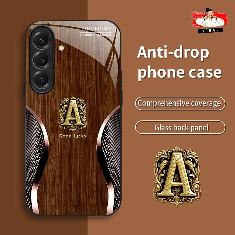 Suitable for [Galaxy S25] New retro letter mobile phone case simple explosion-proof mobile phone case affordable anti-fall anti-fingerprint 995