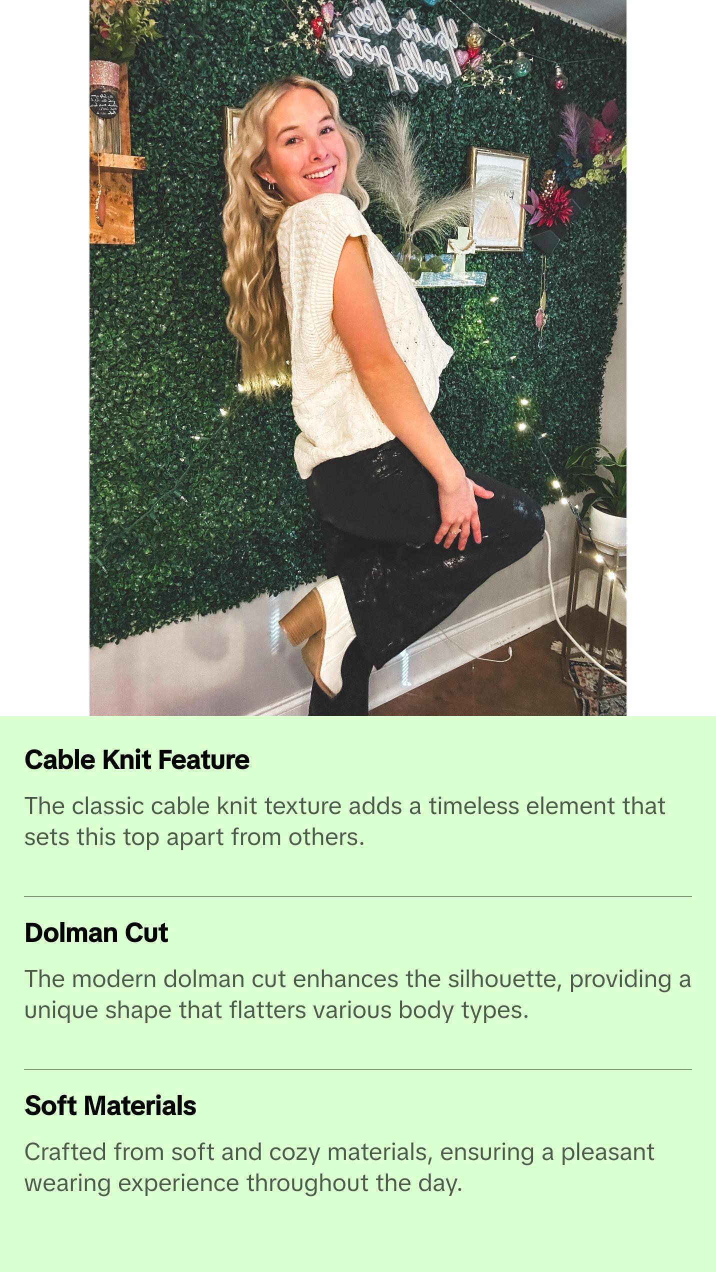 Southern Charm Cap Sweater