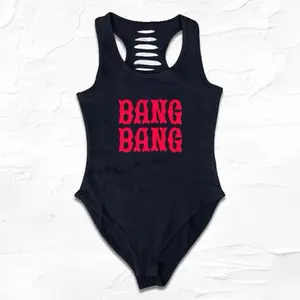 Black/Red San Francisco Football Bodysuit, Women's NIners Gift, 49 Gift