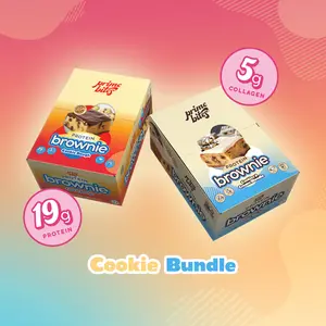 Prime Bites Cookie Bundle - Cookie Dough & Cookies & Cream Protein Brownies