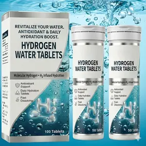 Hydrogen Water Effervescent Tablets - The Ultimate Hydration Solution After Exercise, Specially Designed for Athletes with Its Rapid Dissolution. Portable And Convenient for Fitness Enthusiasts to Carry Around