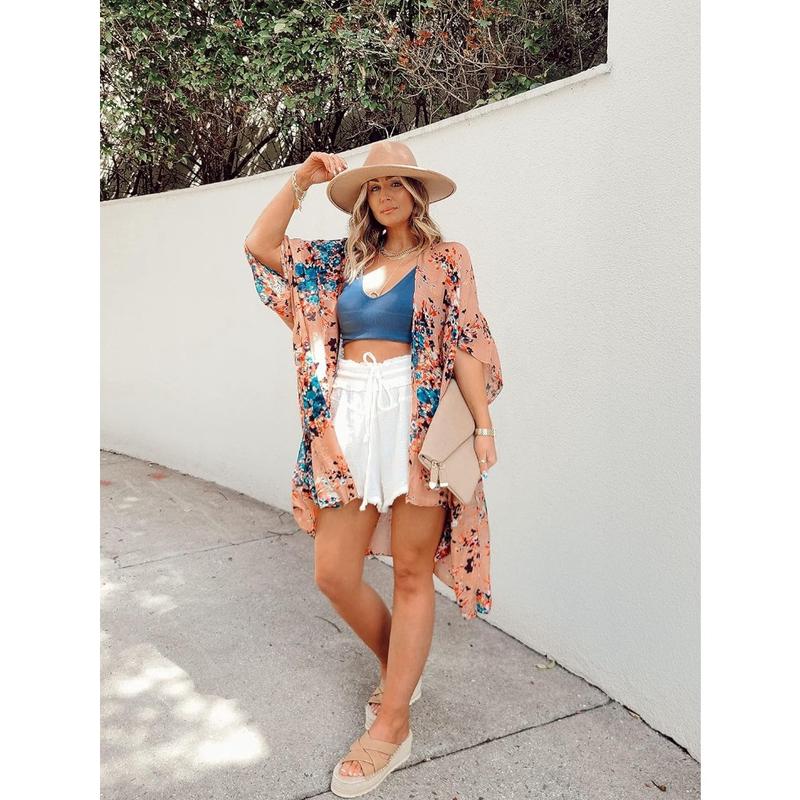Bohemian Kimono Cardigan for Women Lightweight and Colorful Cover Up with Ethnic Prints Ideal for Beach Pool Holiday Timeless Style for Every Woman