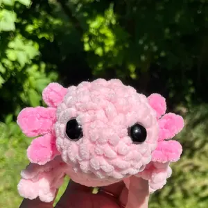Crochet Baby Axolotl Plushie