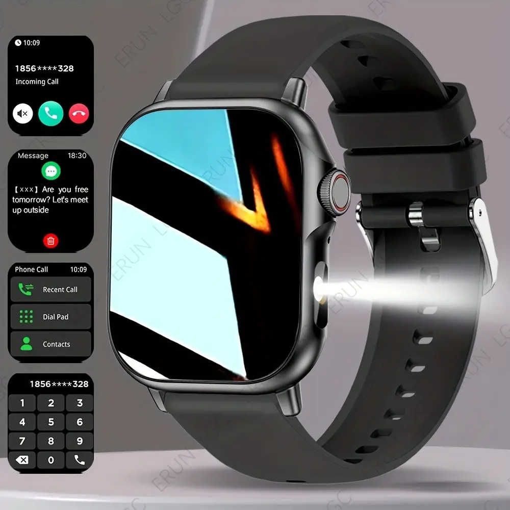 Premium Smartwatch with 1.83 Inch Touch Screen, Stylish Strap, Call/message Alerts, Alarm, Sport Mode, Music Control, Touchscreen Sport Watch, Workout Watch, Sports Smart Watches, Wireless Smart Watch, Digital Smartwatch