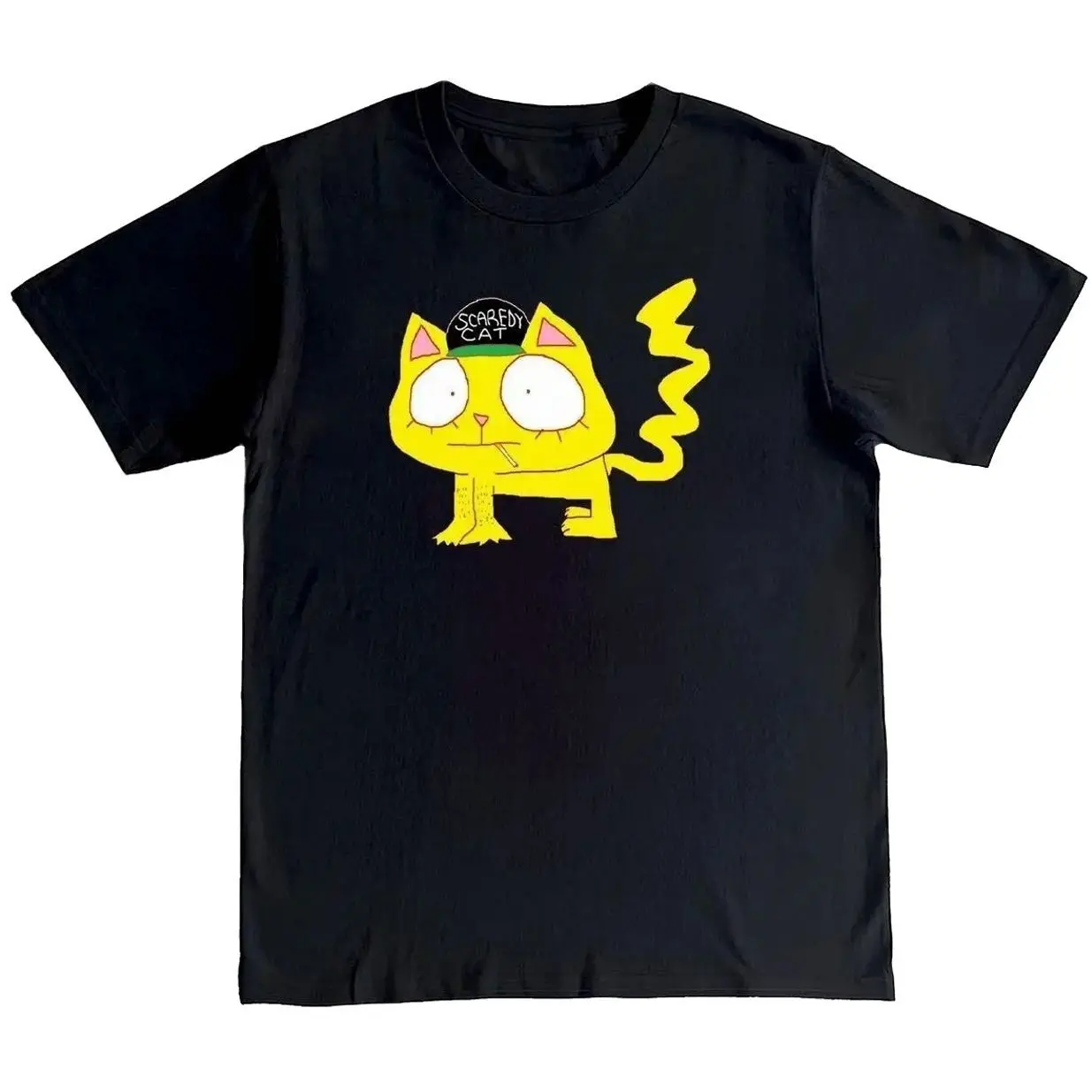 Wifiskeleton Suburban Daredevil Album Scaredy Cat Graphic T-Shirt, Underground Rap Album Inspired Tee, Vintage Y2K 4