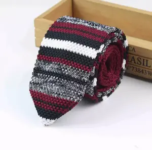Wild Striped Knitted Tie