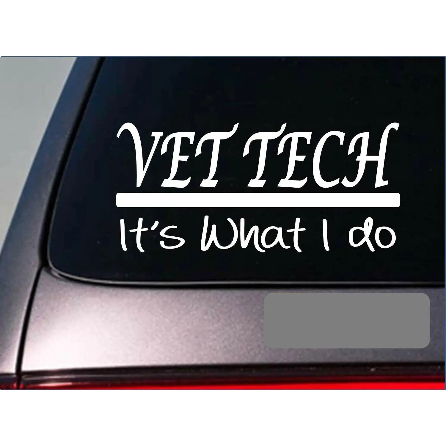 Vet Tech sticker decal *E368* dog cat vet clinic training horse