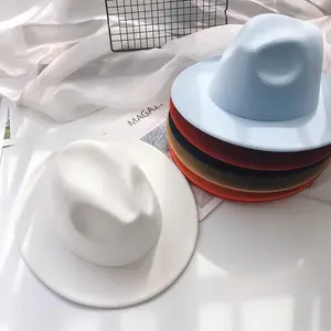 Solid Stiff Fedora High-top Fedora Hat – Stylish Hair Accessory, Elegant Design, Comfortable to Wear