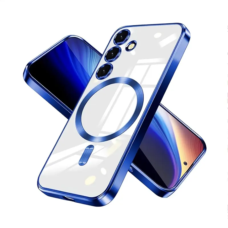3pcs [1 Phone Case with 2 Clear Screen Protectors][Ultra-Slim Protective TPU Smartphone Cover] Transparent Phone Case TPU Cellphone Casing for Samsung A56, A55 5G, A35 5G, A15, A25, A16, A05S, A05, And A06, Casing Mobile Phone Cover