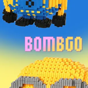 BOMBGO Building Block, Toys,Birthday Gift,Christmas Gift,Educational Building Blocks,Trend Decoration,Cool Gifts,Brick,Family Bonding BlackFriday Christmas