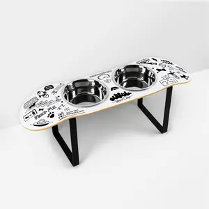 Doodle Skateboard Dog Bowl (XL Tall)