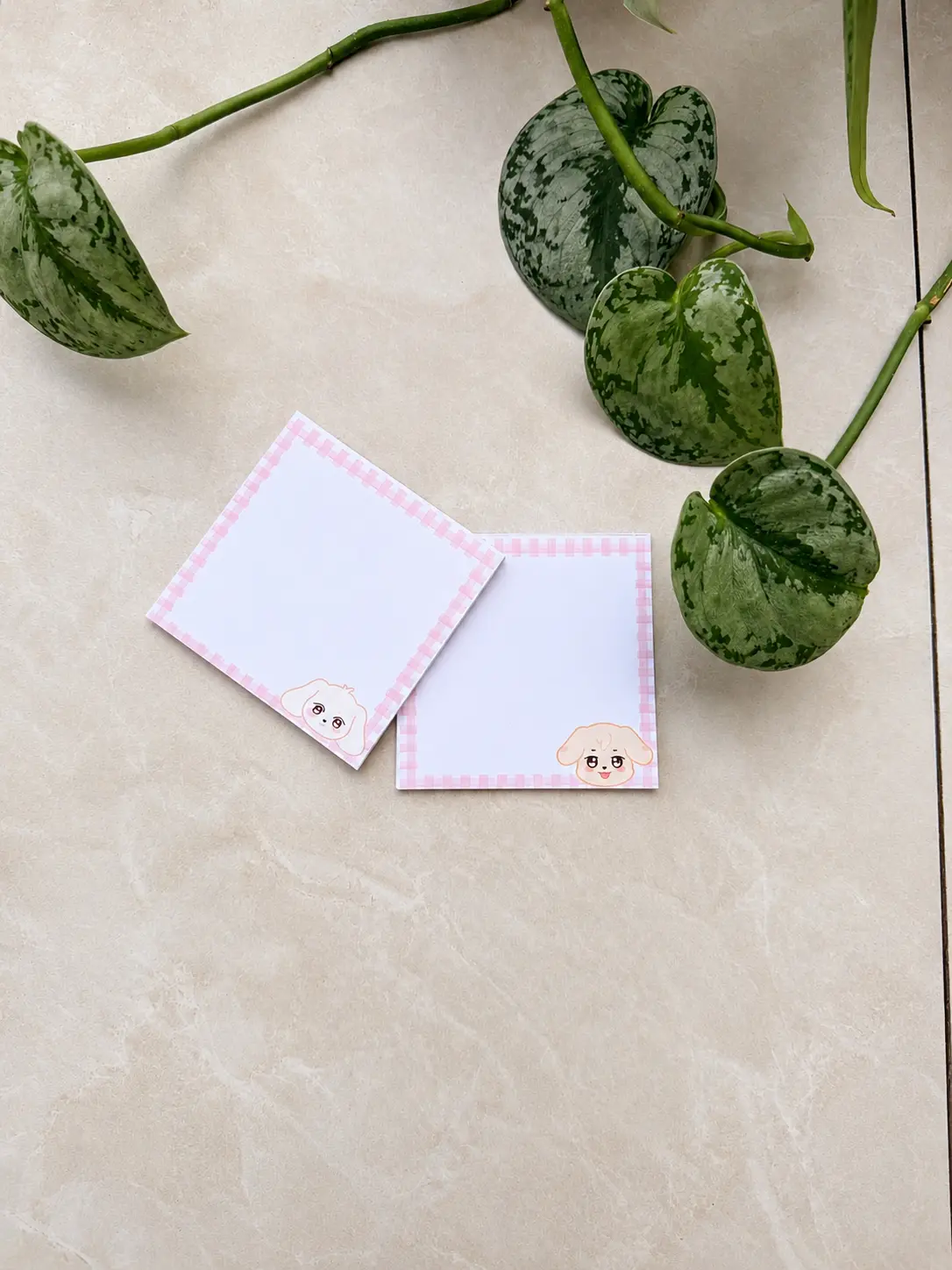 KPop Gingham Notepad