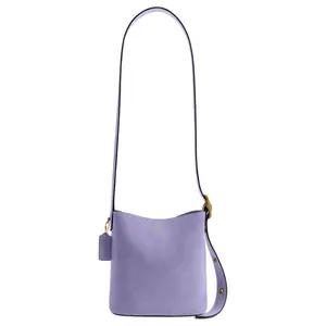 Coach Bleecker 21 Bucket Bag with Inner Snap Pocket in Violet and Mist