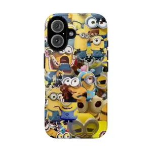 Minions phone case for iphone 11,12,13,14,15,16, 17 promax