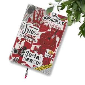 Thriller Serial Reader Insert for Clear Case | Crime Documentary Aesthetic | Bookish Accessories