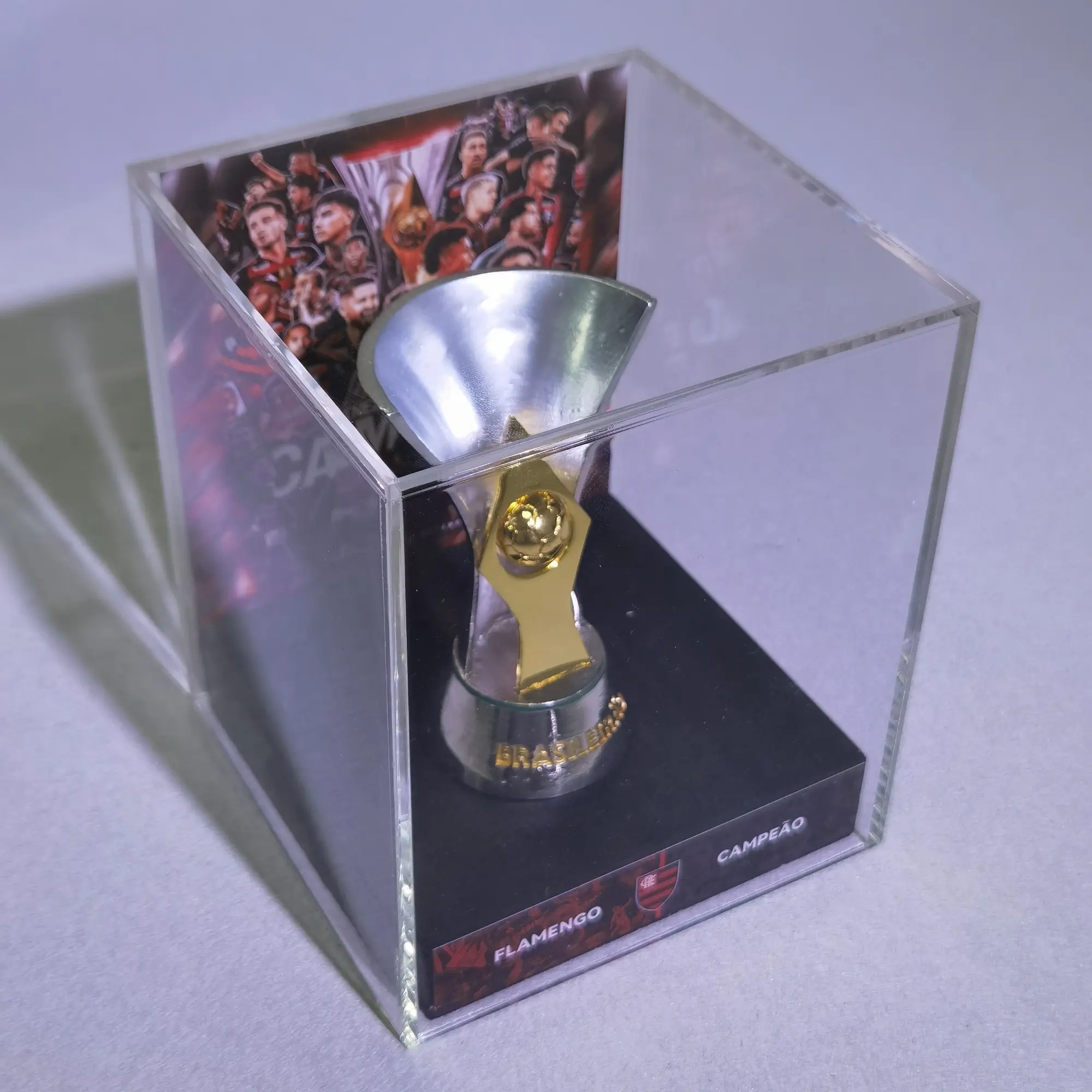 Brazilian Football Trophy Cup, Classic Replica Soccer Award, High-Quality Texture, Perfect Birthday Gift, Holiday Present, Home Decor