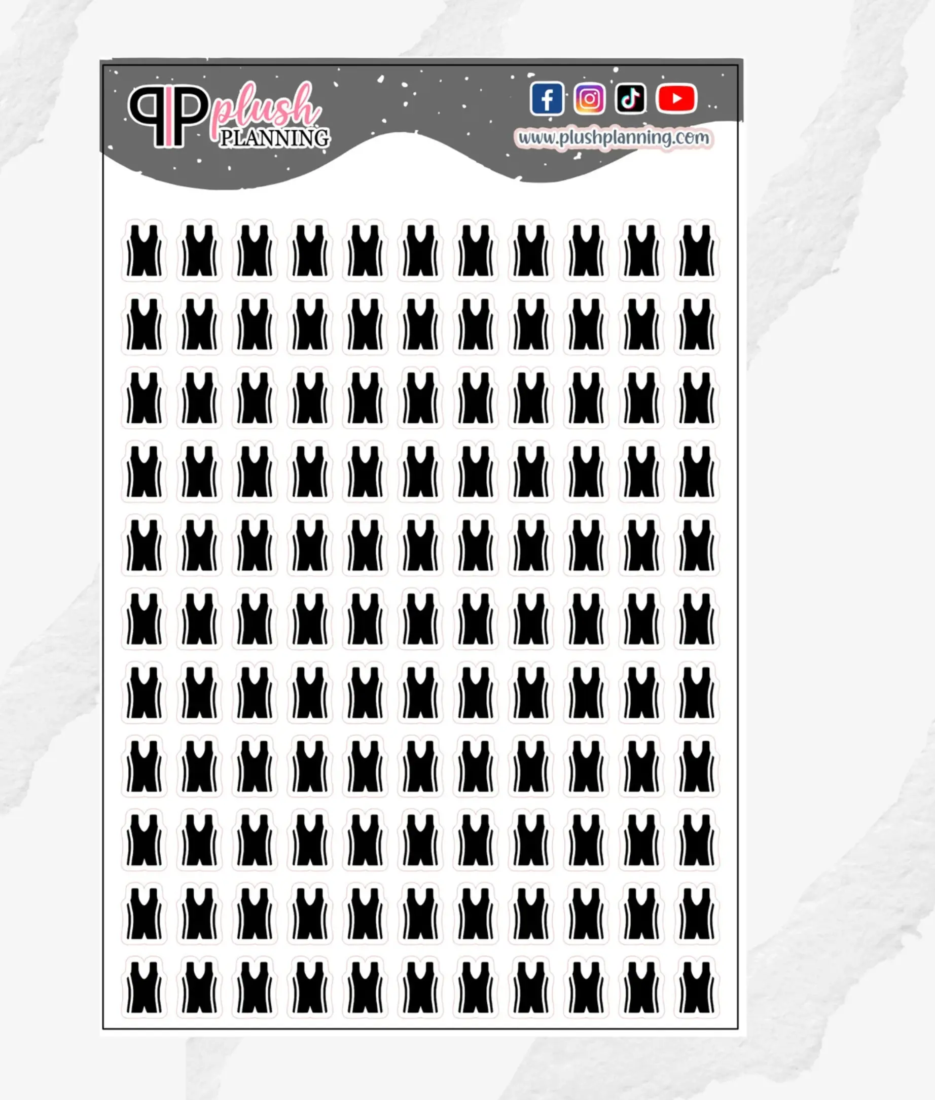 Wrestling Singlets Icon Planner Stickers, Wrestling Tracker, Wrestling Practice