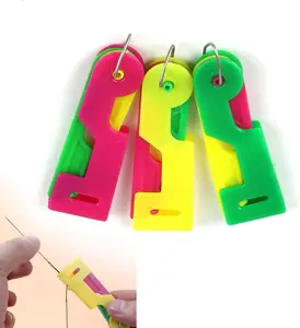 3 pack Automatic Needle Threader, New Sewing Machine Needle Threader, Sewing Needle Threaders, Plastic Needle Threaders,Automatic Needle Threading Device