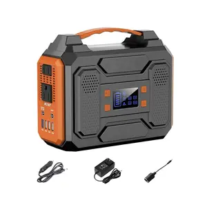 Portable Power Station 300W Solar Generator 280Wh(without Solar Panel), 110V Portable Power Bank with AC Outlet Pure Sine Wave, DC, USB QC3.0, External Battery Power Pack for Camping RV Outdoor Use