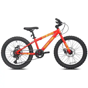 20" Ozark Trail Vibe Mountain Bike, 7 Speed, Fits Rider 3'11"-4'4", Red, Child/Tween/Teen, Unisex Kent International