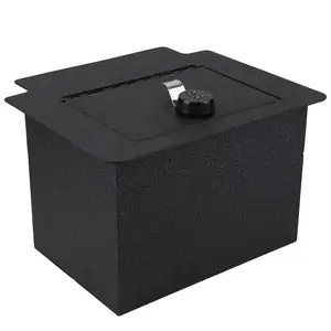 WASAI Center Console Gun Safe Compatible with Chevrolet Suburban 2021-2024, Tahoe 2021-2024 and GMC Yukon 2021-2024 NOT Fit Electronic Sliding Console, 4 Digit Combination Lock